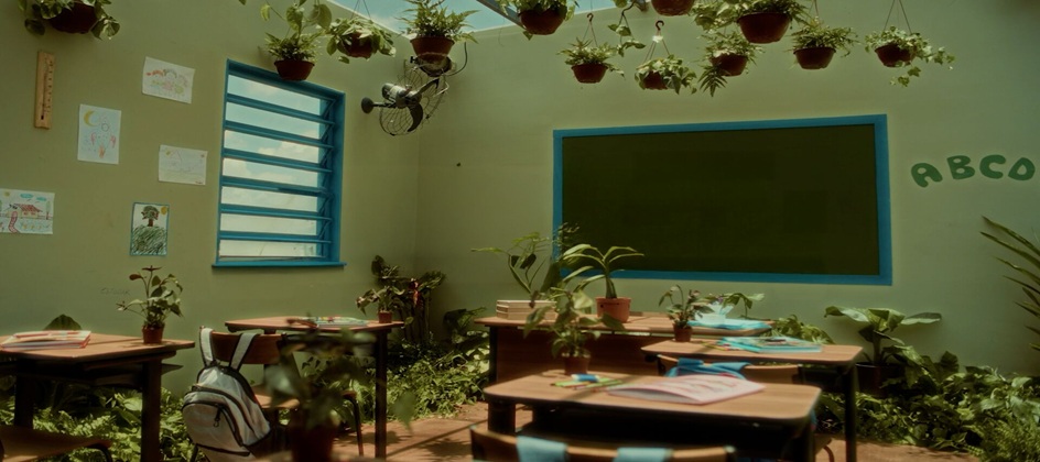 UNICEF turns classroom into a greenhouse to show heat’s toll on learning